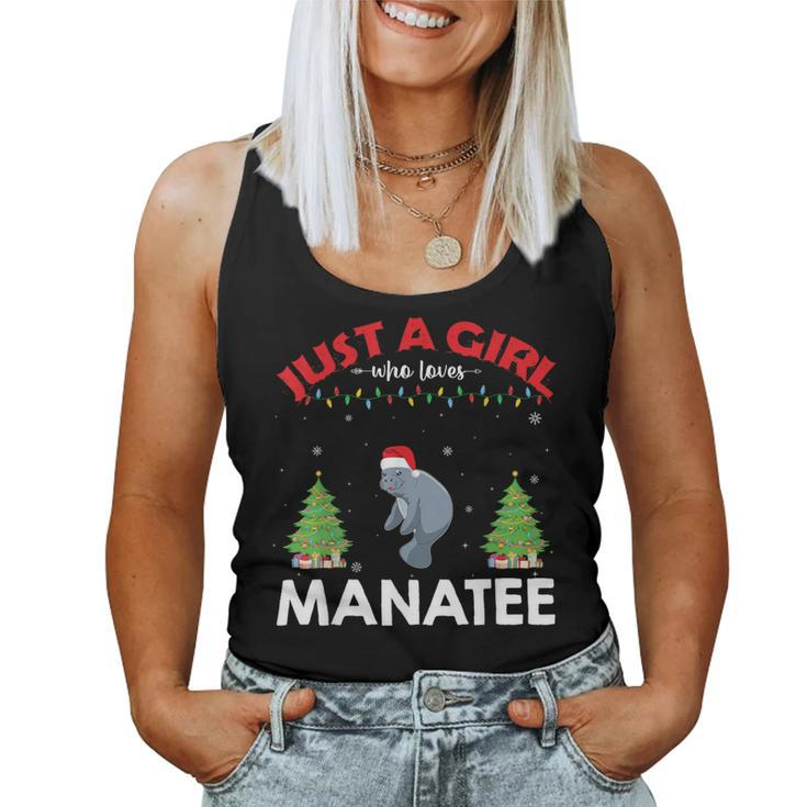 Just A Girl Who Loves Mana Ugly Christmas Sweater Women Tank Top