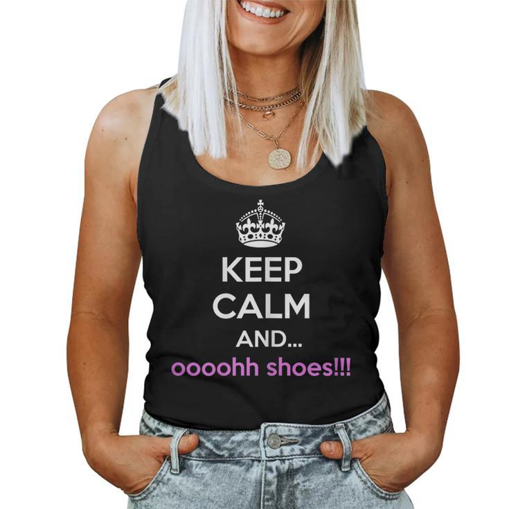 Keep Calm And Ooh Shoes Women Tank Top