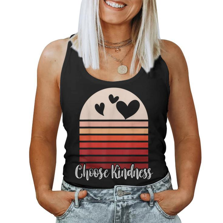 Be Kind Choose Kindness Vintage Inspirational Kindness Kind Women Tank Top