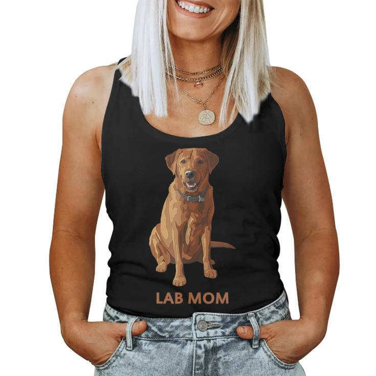 Lab Mom Fox Red Labrador Retriever Dog Lover Women Tank Top