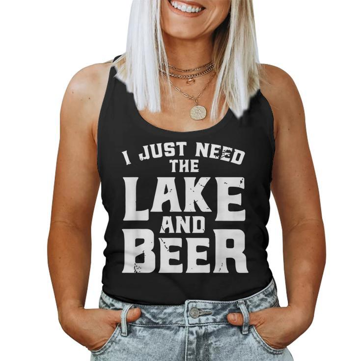 Lake And Beer Lake Life Beer Drinking Drinking s Women Tank Top