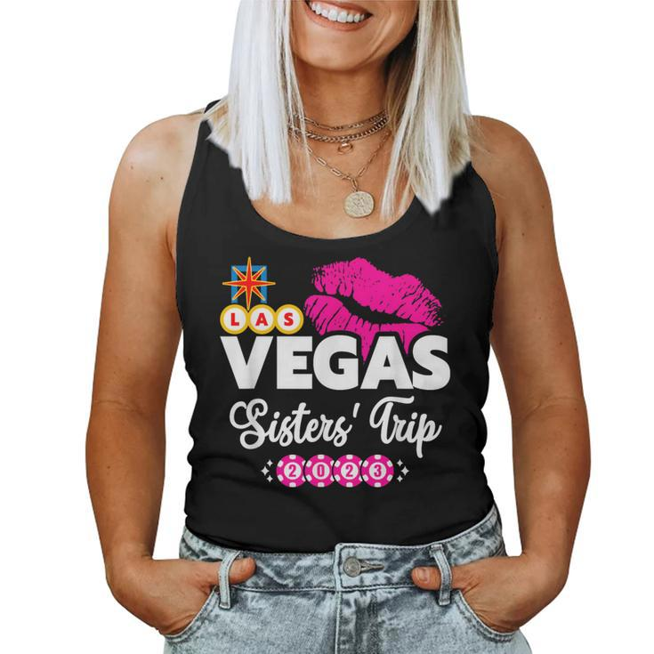 Las Vegas 2023 Vegas Sisters Trip Vegas Girls Trip 2023 Women Tank Top