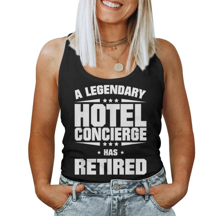 A Legendary Hotel Concierge Has Retired Women Tank Top