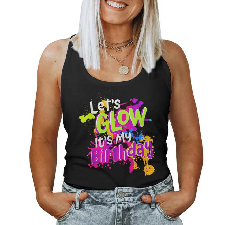 Let's Go It's My Birthday Party Boys Girls Matching Family Women Tank Top