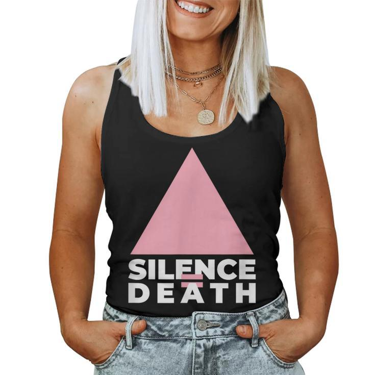 Lgbtq Gay Pride Equality Silence Death Women Tank Top