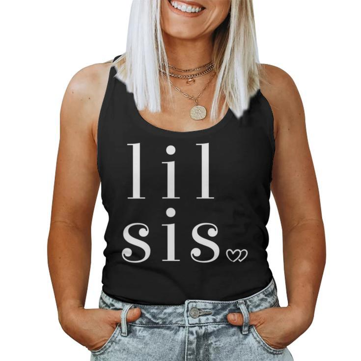 Lil Sis Women Girls & Sorority Little Sister Women Tank Top