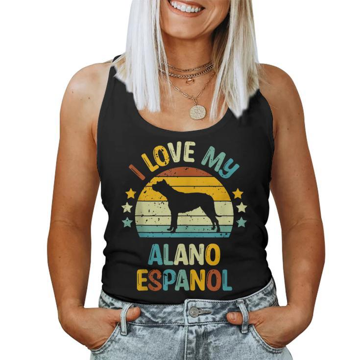I Love My Alano Espanol Alano Espanol Men Women Tank Top