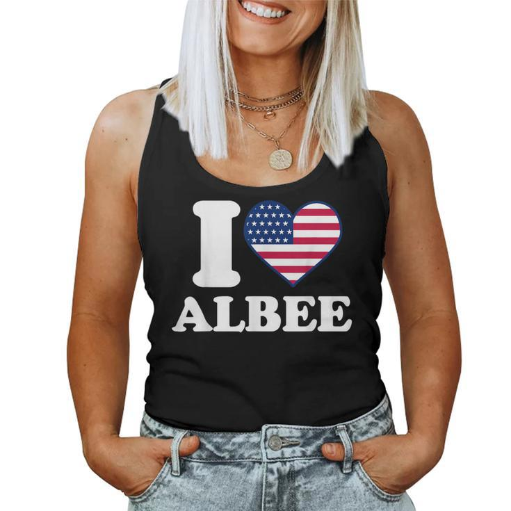 I Love Albee I Heart Albee Women Tank Top
