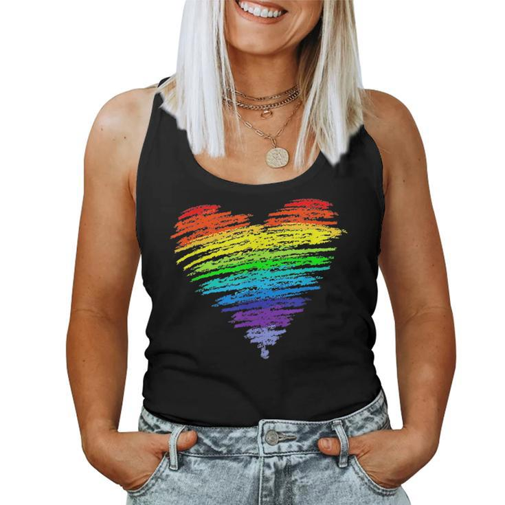 Love Wins Lgbt Supporter Love Rainbow Csd Gay Pride Lgbt Women Tank Top