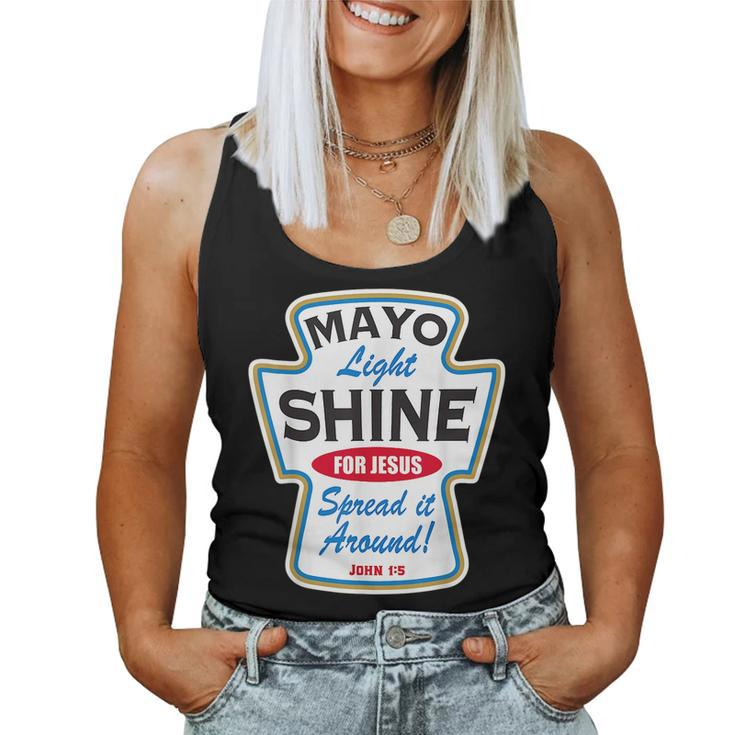 Mayo Light Shine Christian Women Tank Top