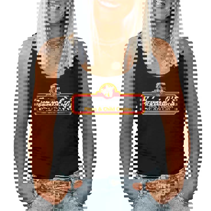 Mechanicals Rat Pizza & Child Casinos Sarcastic Quote Women Tank Top