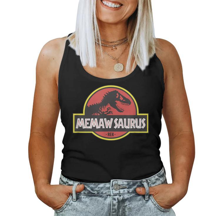 Memaw Saurus T Rex Dinosaur Mother Day Women Tank Top
