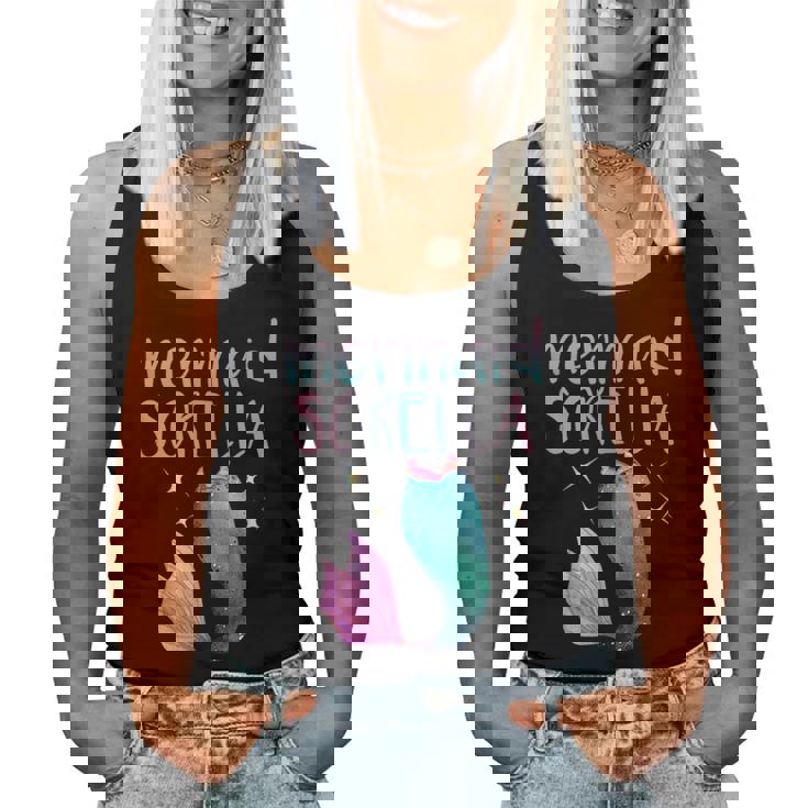 Mermaid Sorella Italian Sister Mermaid Lover Women Tank Top