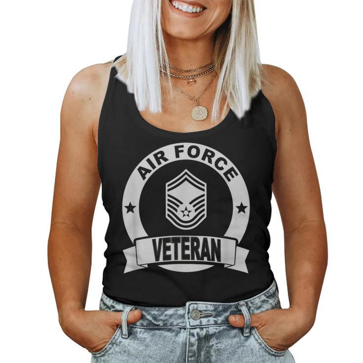 Military Smsgt Air Force Retired Women Tank Top