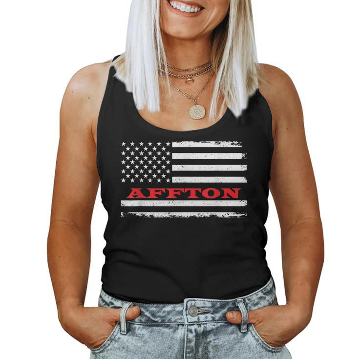Missouri American Flag Affton Usa Patriotic Souvenir Women Tank Top