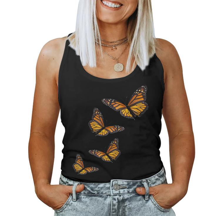 Monarch Butterfly -Milkweed Plants Butterflies Women Tank Top
