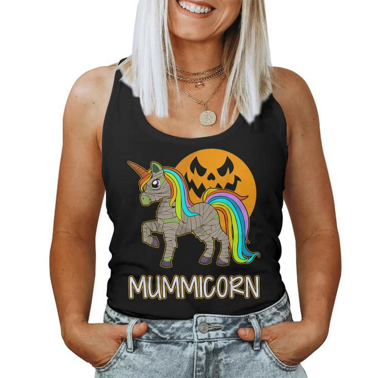 Mummicorn Unicorn Mummy Halloween Mom Cute Fall   Women Tank Top