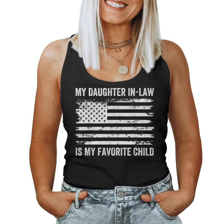 My Daughter In Law Is My Favorite Child Father In Law Day Women Tank Top Basic Casual Daily Weekend Graphic