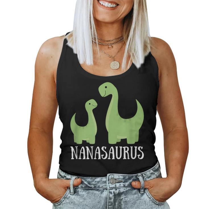 Nanasaurus Nana Saurus Dino Dinosaur Women Tank Top