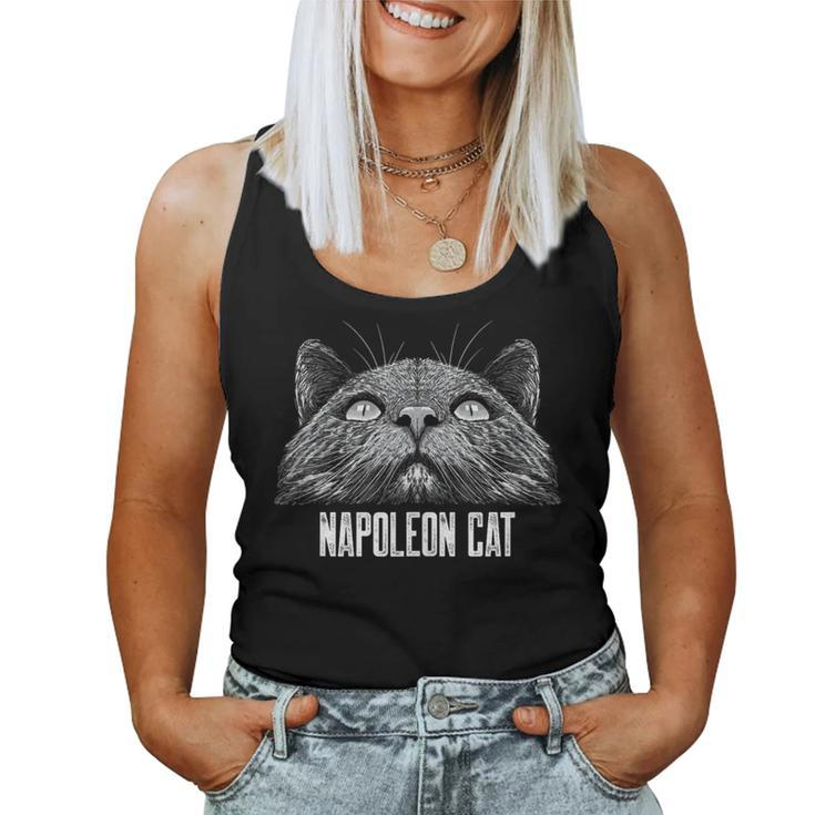 Napoleon Cat Cat Lover Minuet Cat Kitten Cat Themed Cat Mom Women Tank Top