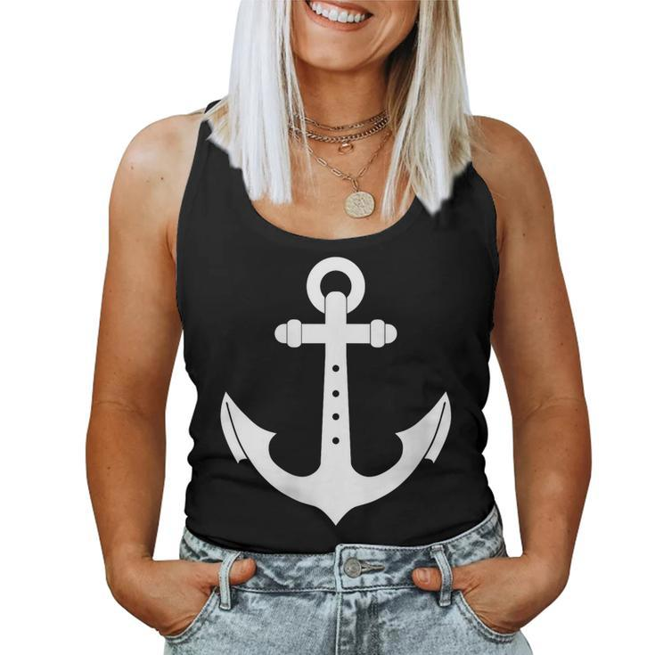 Nautical Anchor Cute For Sailors Boaters & Yachting_2 Women Tank Top