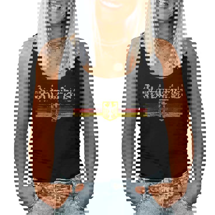 Oktoberfest German Beer Vintage German Flag Women Tank Top Oktoberfest German Beer Vintage German Flag Women Tank Top