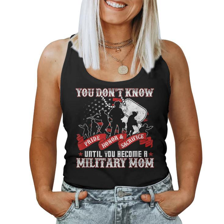 Pride Honor Sacrifice Proud Military Mom Army Mother Women Tank Top