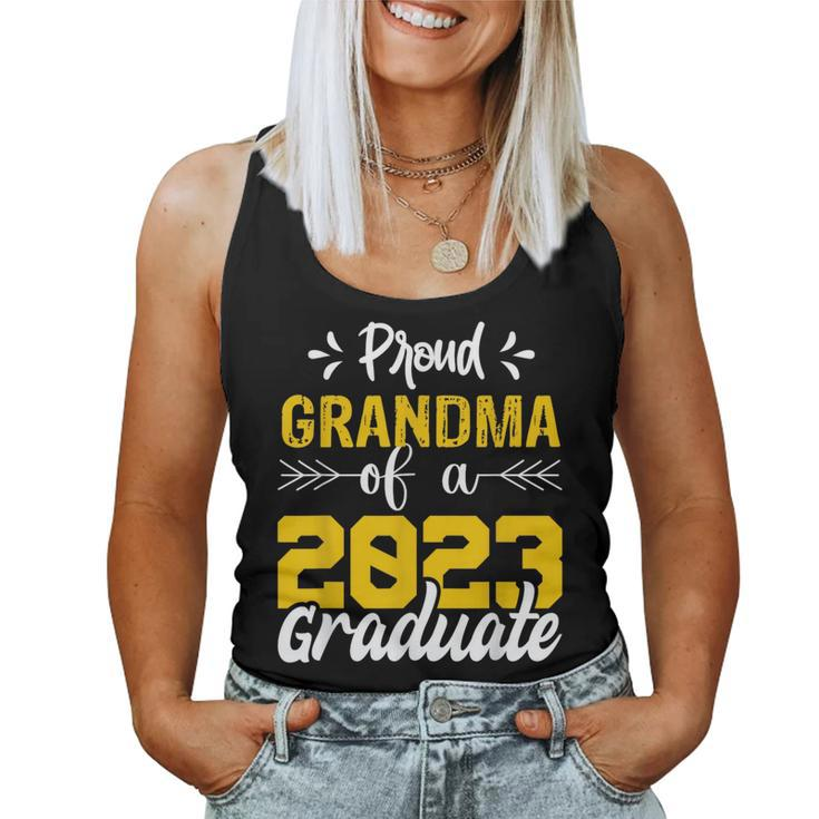 Proud Grandma Of A 2023 Graduate Graduation Family For Grandma Women Tank Top