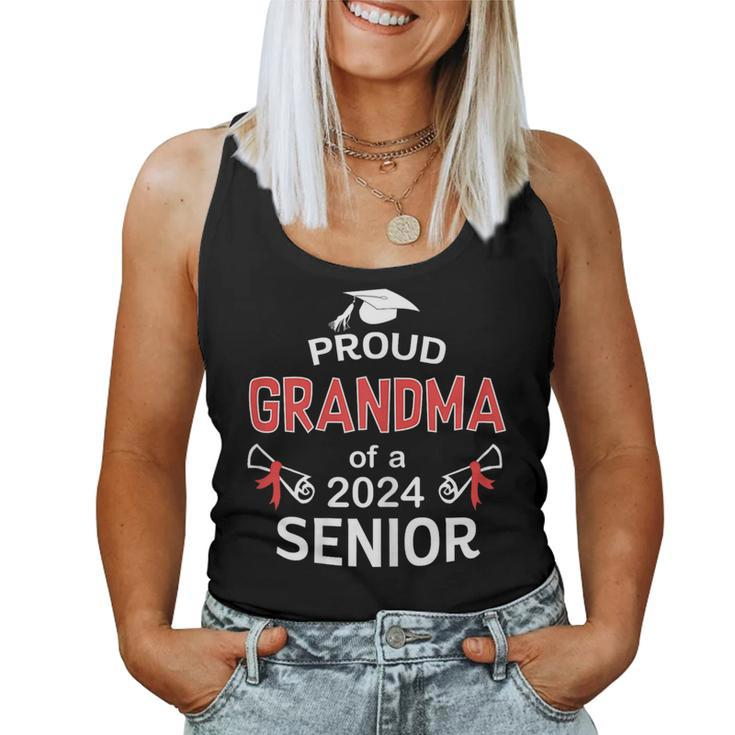 Proud Grandma Of A 2024 Senior Graduation 2024 Women Tank Top