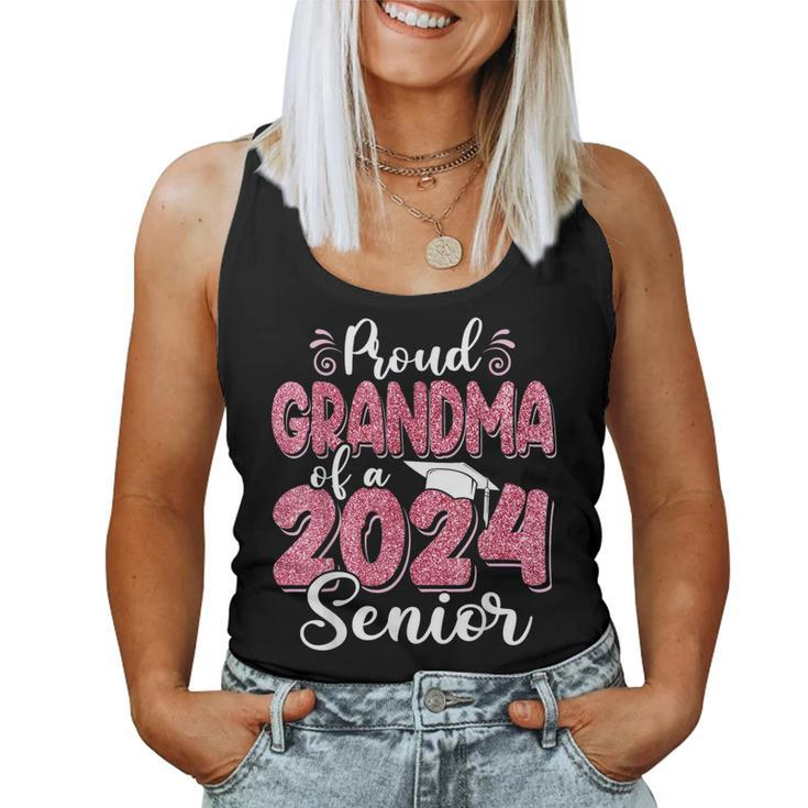 Proud Grandma Of A Class Of 2024 Senior Graduation 24 Women Tank Top