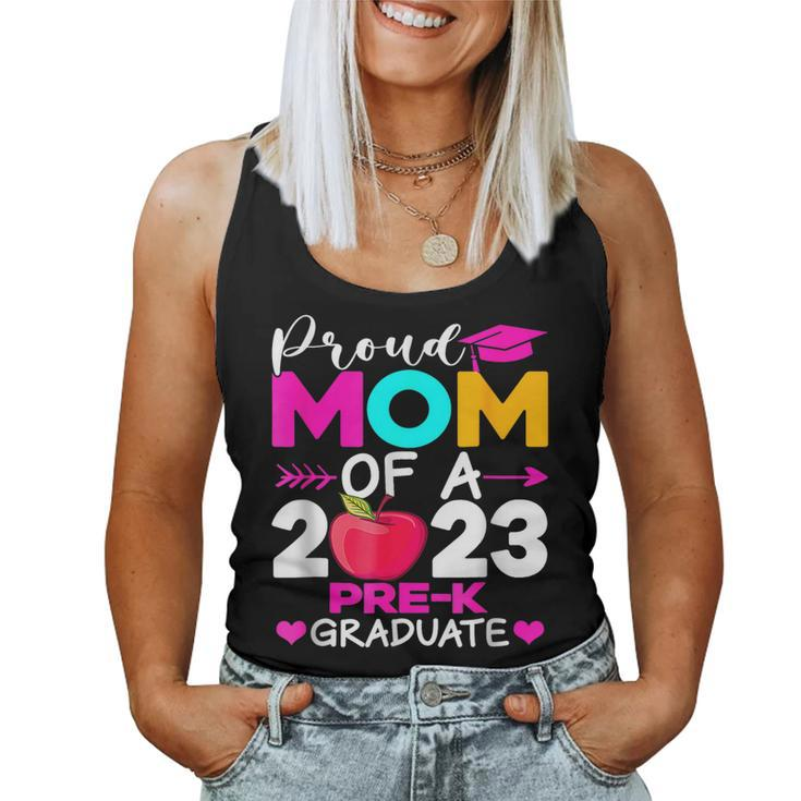 Proud Mom Of 2023 Pre K Graduate Graduation Women Tank Top