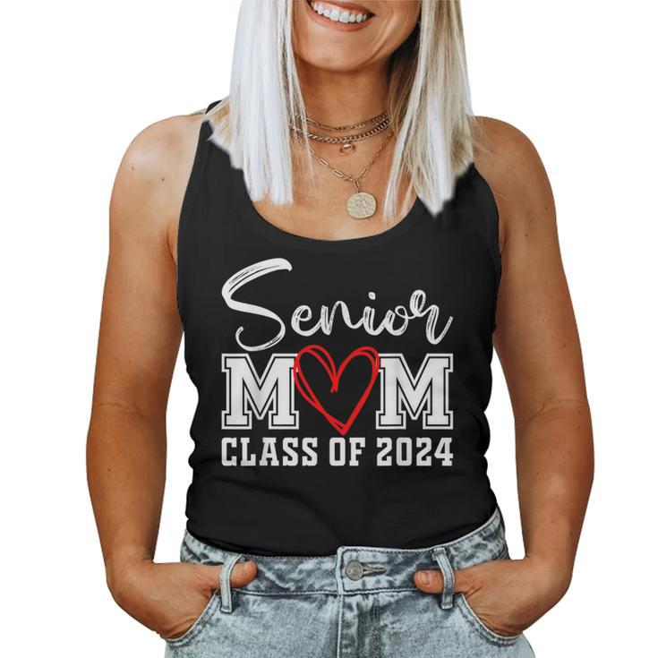 Proud Mom Class Of 2024 Senior Graduate Senior 24 Graduation Women Tank Top