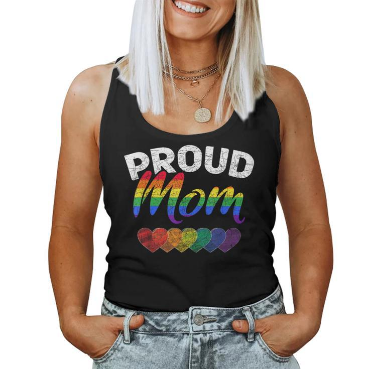Proud Mom Lgbtq Gay Pride Queer Lgbt Women Tank Top