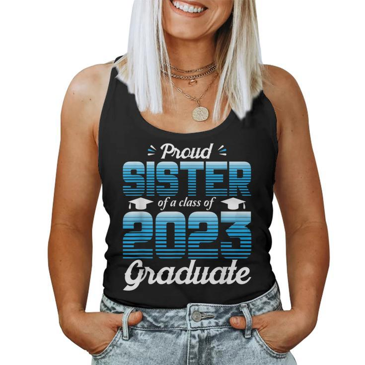 Proud Sister Of A Class Of 2023 Graduate School 2023 Senior  Women Tank Top Basic Casual Daily Weekend Graphic