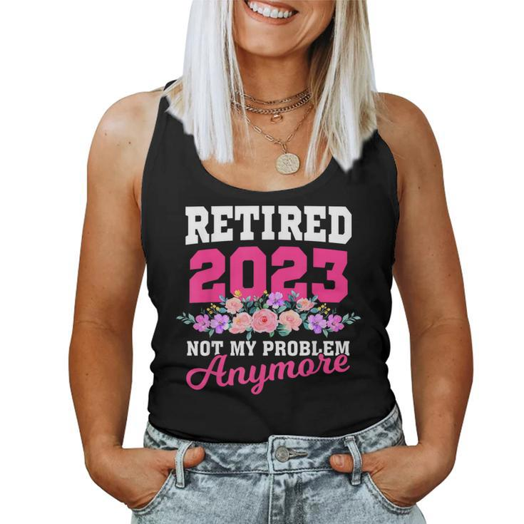 Retirement Gifts For Women 2023 Retired 2023 Women  Women Tank Top Weekend Graphic