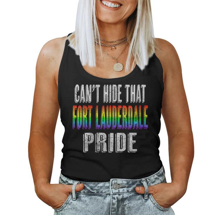 Retro 70S 80S Cant Hide That Fort Lauderdale Gay Pride Women Tank Top