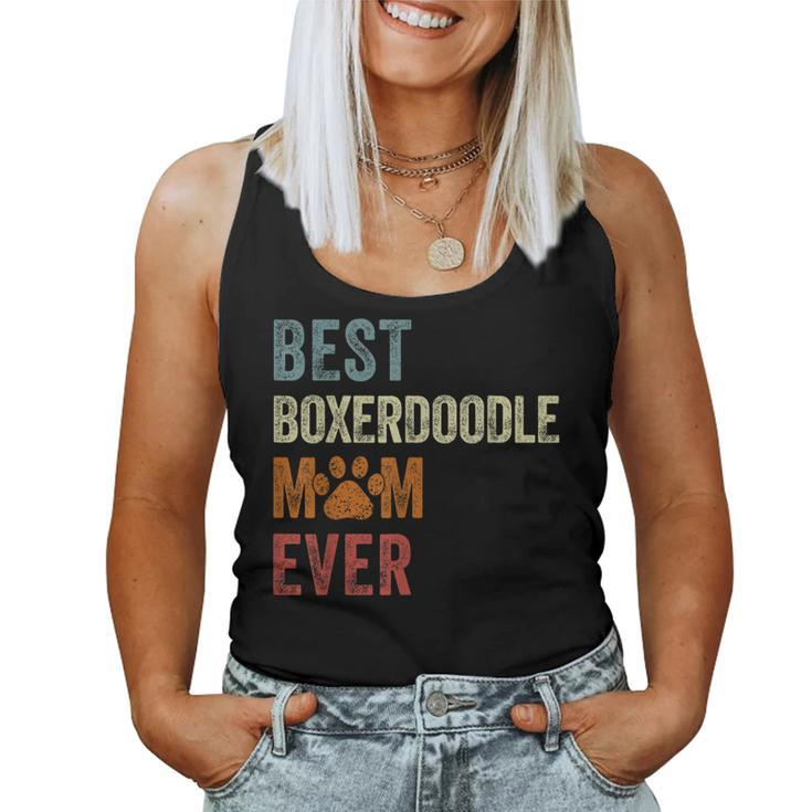 Retro Best Boxerdoodle Mom Ever Boxerdoodl Mama Women Tank Top