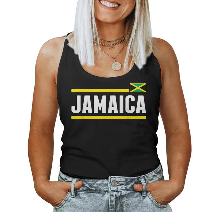 Retro Jamaica Flag Vintage Jamaican Men Souvenir Women Tank Top Weekend Graphic