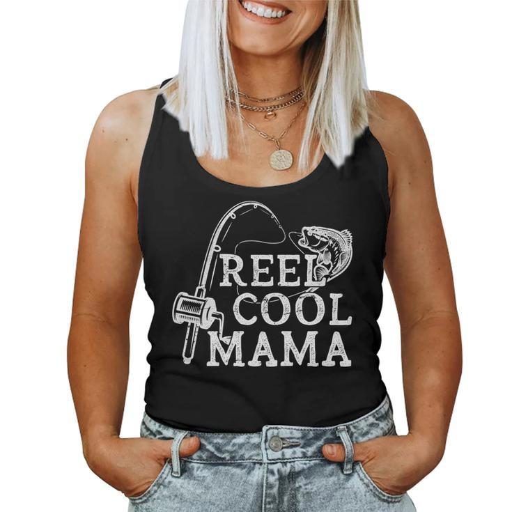 Retro Reel Cool Mama Fishing Fisher  For Women Women Tank Top