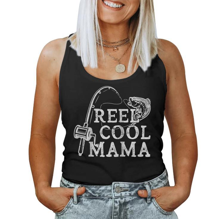 Retro Reel Cool Mama Fishing Fisher For Women Women Tank Top