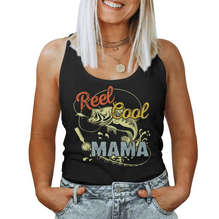 Retro Reel Cool Mama Fishing Lover For Women Women Tank Top