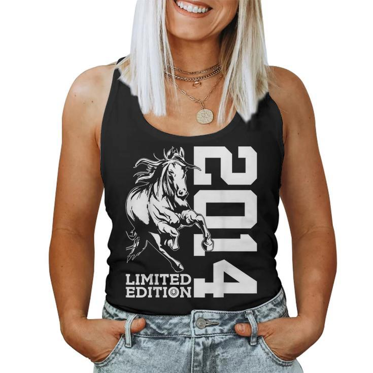 Riding 9Th Birthday Horse Limited Edition 2014 Rider Women Tank Top