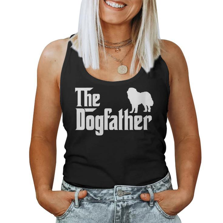Romanian Mioritic Shepherd Dog Dogfather Dog Dad Women Tank Top