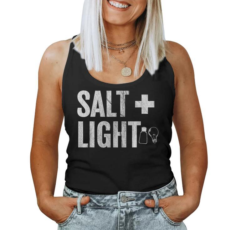Salt & Light Matt 513-16 Bible Verse Christian Women Tank Top