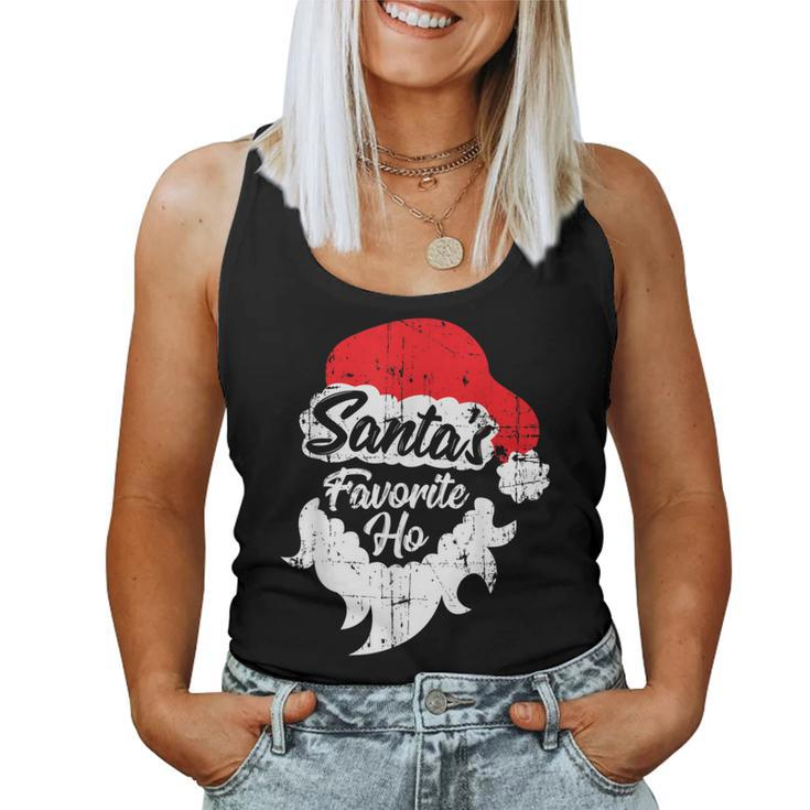 Santas Favorite Ho Adult Girl Christmas Women Tank Top