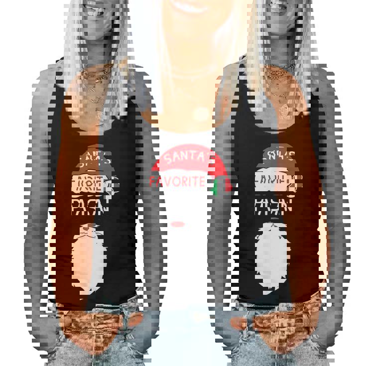 Santas Favorite Paisan Italian Pride Christmas Women Tank Top