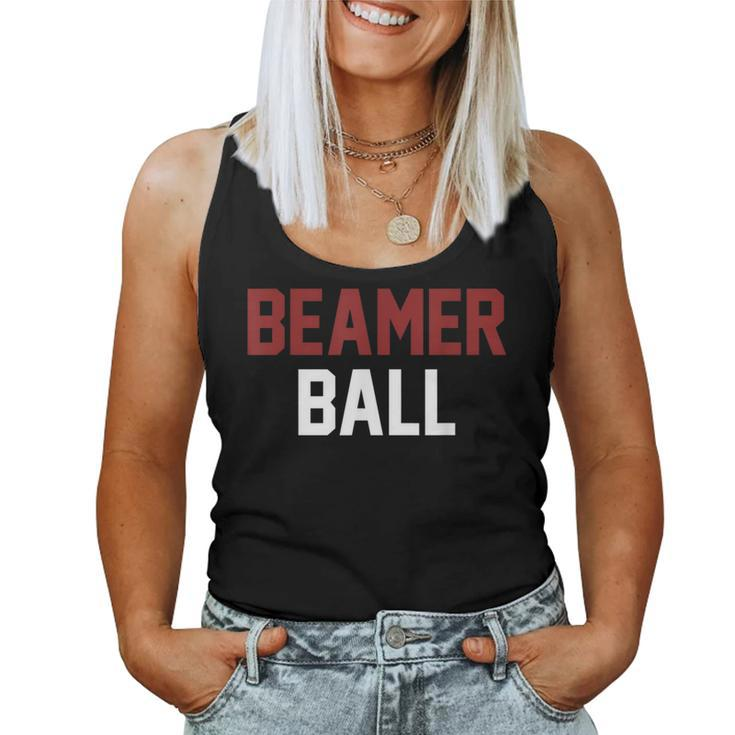 Sarcastic Beamer Ball  Women Tank Top Basic Casual Daily Weekend Graphic