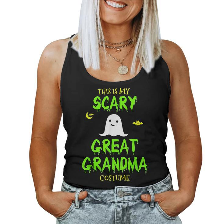 This Is My Scary Great Grandma Costume Halloween Lazy Easy Women Tank Top