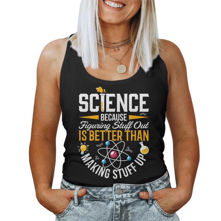 Science Is Real Science Teacher Believe Science Women Tank Top
