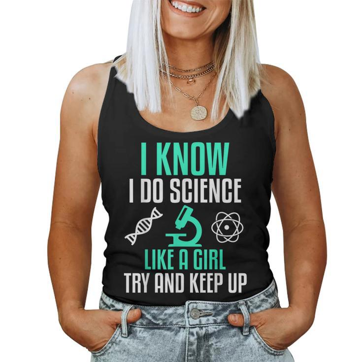 Science Stem Girl Biology Pharmacy Tech Women Tank Top